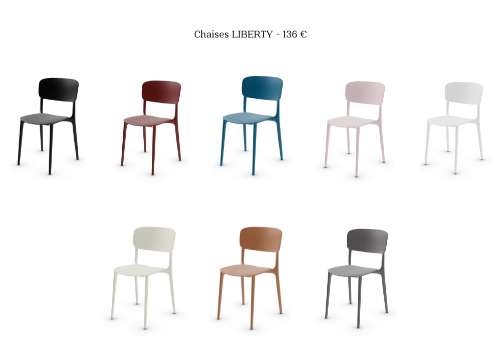 table et chaise/C.Liberty
